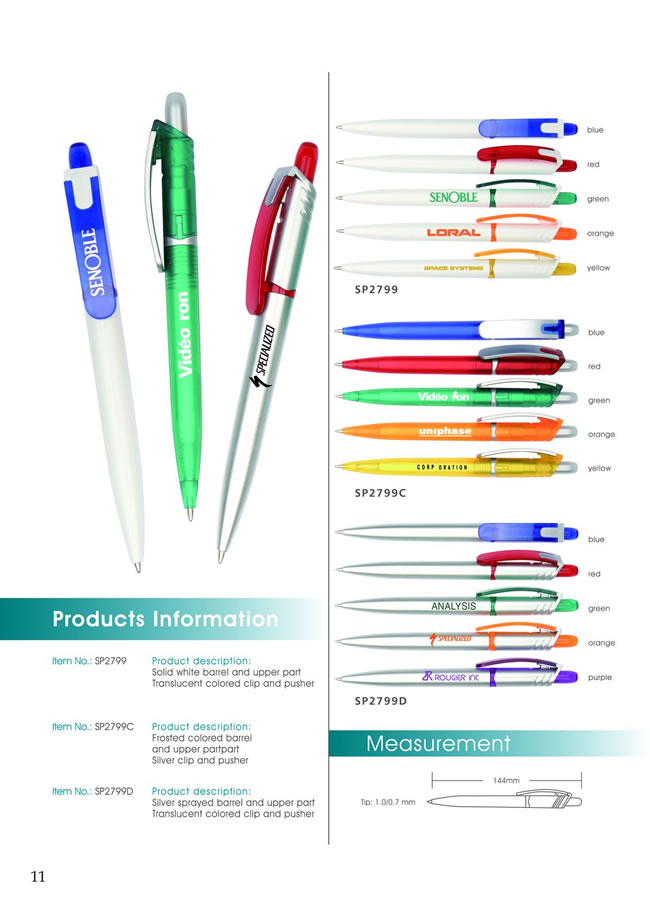 Maxmore Trading Co., Ltd. Plastic Pen series